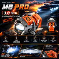 VAHID Phare de projecteur Bi-LED 3 pouces en promotion, phare de projecteur LED universel pour automobile, vente en gros, support OEM ODM