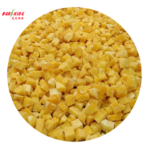 100% Doce Fatias De Manga Congelada e Pedaços 10X10mm Cubos IQF Diced manga em Embalagem A Granel Atacado Frutas Congeladas - Product Image 1