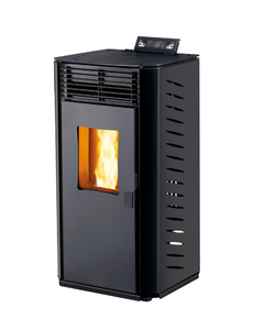 Poêle à granulés de bois HY, design moderne et fin, <span class=keywords><strong>silencieux</strong></span>, efficace, télécommande, garantie 5 ans, utilisation en intérieur - Product Image 3