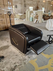 Sillón de Champú Moderno y Cómodo, Ajustable, con Lavabo de Cerámica, Mueble de Salón Ecológico para Hoteles y Salones de Belleza - Product Image 5