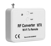 Convertidor RF Inalámbrico Universal WiFi, Interruptor Inteligente de 240-930Mhz, Funciona con la Aplicación Tuya, Control Remoto por Teléfono, Incluye Radio FM