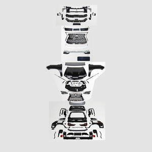 Xe Facelift BodyKit Xe sửa đổi bộ phận cơ thể Kit cho 2008 2015 Lexus thay đổi để 2021 LEXUS 570 <span class=keywords><strong>LX</strong></span> 570 mô hình BodyKit - Product Image 5