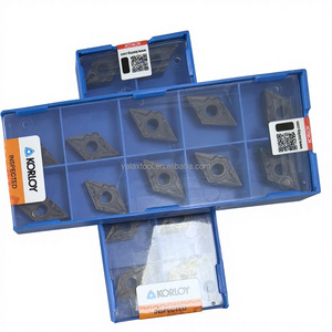 Plaquettes de tournage interne en carbure de tungstène originales Korloys DNMG150404-HM PC9030 pour tour CNC, outil de tournage interne, garantie OEM 3 ans, PVD - Product Image 1