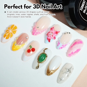FZN TPO FREE <span class=keywords><strong>Builder</strong></span> Top Coat, Gel Adhesivo para Pedrería, Esmalte de Uñas Transparente Sin Capa Residual, Gel de Alto Brillo para Construcción de Uñas en Gel UV - Product Image 4