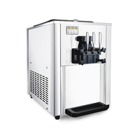 Machine à glaces et milkshakes Gongly de table, nouvelle génération, haute productivité, 3 saveurs, pompe à air R22