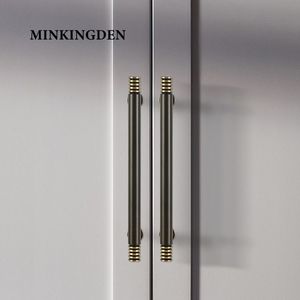 Design classique tiroir en laiton américain porte de placard dorée poignée de traction matériel de meubles bouton et poignée de plissement - Product Image 3