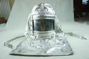 EN стандартный пожарный высокотемпературный термостойкий противопожарный Бесконтактный алюминиевый защитный костюм с ботинками на шлем - Product Image 5