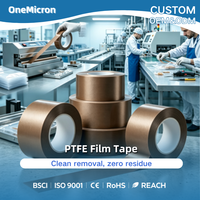 Ruban PTFE 0,1 mm en silicone, résistant aux hautes tensions, à la chaleur et aux faibles résidus, idéal pour les bobines de moteur et les transformateurs