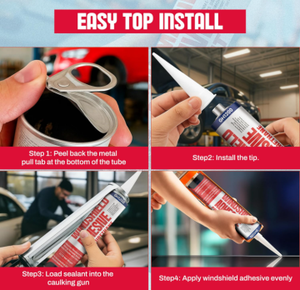 Nhà máy bán hàng trực tiếp của Sealant kính chắn gió ô tô, 30-phút lái xe đi Polyurethane kính ô tô Sealant. - Product Image 5