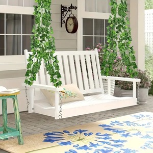 Hyhpsyj เถาวัลย์ไอวี่ประดิษฐ์ 220 ซม. 12 ชิ้น พวงมาลัยต้นไม้สีเขียว ตกแต่งงานแต่งงาน - Product Image 4