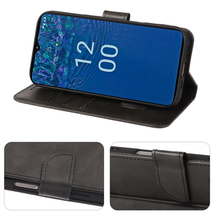 Funda de teléfono móvil de cuero PU a precio de fábrica para <span class=keywords><strong>Nokia</strong></span> 102 4G Fusion X1 HMD Skyline Pulse Pro Wallet Kickstand funda con tapa magnética - Product Image 5