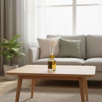 Diffuseur de roseaux à la lavande écologique, recharge de base liquide, bâtonnets en rotin, ensemble de flacons d'huile essentielle pour la maison