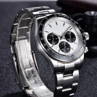 Nouvelle montre pour homme en acier inoxydable, mouvement japonais TMI NH35, étanche, Relogio Masculinos