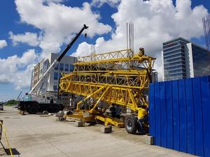 QTK40 mini gru a torre autoportante con controllo del filo o gru a torre a montaggio rapido con telecomando - Product Image 5