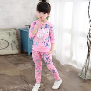 Ensembles de vêtements pour bébé fille, mode, manches longues, imprimé fleurs, t-shirt + pantalon, 2 pièces, 3 4 8 ans, vêtements pour filles - Product Image 5