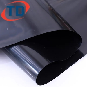 户外瀑布鱼池衬垫用土工膜 土工膜 <span class=keywords><strong>HDPE</strong></span> 2mm 用于大坝衬垫 1mm 1.5mm 虾池衬垫 45mil - Product Image 1