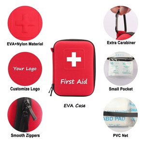 Kit de Supervivencia Médica de Emergencia Portátil, Bolsa Impermeable Roja, Desinfección por Infrarrojos Lejanos, Kit de Primeros Auxilios para el Cuidado de la Salud en el Hogar - Product Image 4