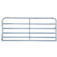 Portail de ferme en acier galvanisé à haute teneur en zinc, taille personnalisée, pour clôtures agricoles