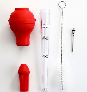 <b>Hot</b> Selling Set Heat Resistant Food Grade Silicone Turkey Baster for Cooking and Home Baking Kitchen Tool - Product Image 3