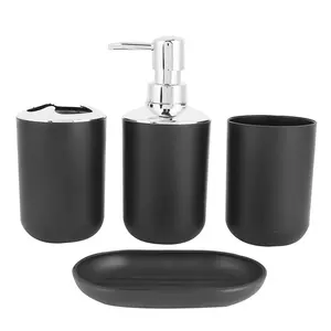 Wholesale Modern & Simple Design Plastic PP Bathroom Set Accessories for Hotel Washrooms Cheap Wholesale Price