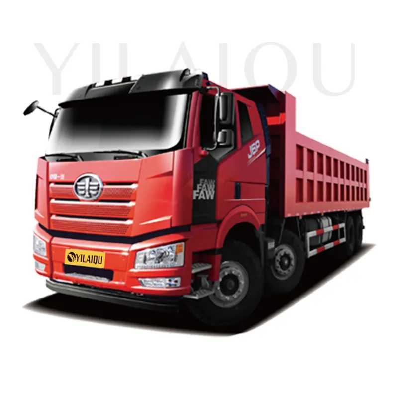 Faw Jiefang J6p dizel damperli kamyonlar 560hp 420hp 40ton 12 dişliler 6x4 kullanılan başbakan Mover lojistik taşıma kamyonu