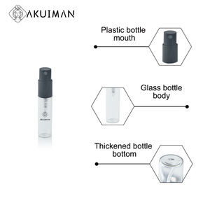 5ml 10 ml luxury the industry china wholesale magnetic cap mini trigger spray amber perfume oil <b>bottle</b> - Product Image 3