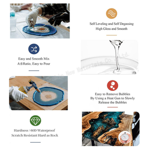 <span class=keywords><strong>Resina</strong></span> <span class=keywords><strong>Epossidica</strong></span> Liquida e Indurente Kit A e B <span class=keywords><strong>per</strong></span> Colate Profonde in <span class=keywords><strong>Resina</strong></span> <span class=keywords><strong>Epossidica</strong></span> Trasparente <span class=keywords><strong>per</strong></span> Artigianato, Tavoli in Legno, Fiori e Creazioni di <span class=keywords><strong>Gioielli</strong></span> - Product Image 2