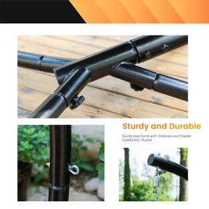 <span class=keywords><strong>Support</strong></span> de cadre de balançoire de <span class=keywords><strong>chaise</strong></span> <span class=keywords><strong>hamac</strong></span> robuste en forme de c durable <span class=keywords><strong>pour</strong></span> <span class=keywords><strong>chaise</strong></span> suspendue - Product Image 6