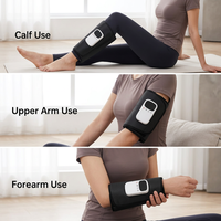Masseur électrique pour les jambes, les pieds et les mollets, à compression d'air avec chaleur, pour la relaxation musculaire