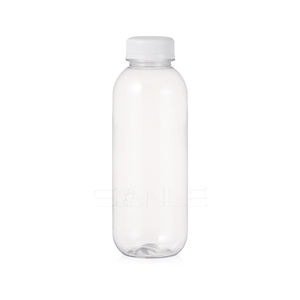 विभिन्न आकार 8oz 160z पीईटी प्लास्टिक जूस की बोतल Refillable चाय दूध पेय की बोतलें bouteille डे जूस - Product Image 1