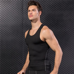 Gilet de fitness sans manches pour hommes respirant et confortable haut de compétition sportive musculaire simple à la mode débardeurs personnels - Product Image 6
