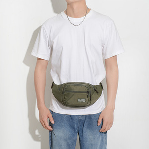 New Arrival Waterproof Nylon Material Unisex Fanny Pack Lightweight Men's Sports Fanny Pack Waist Bag <b>Hip</b> Belt - Product Image 5