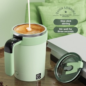 Vaso Mezclador Eléctrico Inteligente de 380 ml con Medición de Temperatura, Magnético, Automático, para Café, Leche, Batidos, Fitness, con Autoagitación al Vacío - Product Image 4
