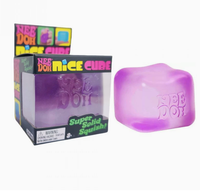 Nouveau produit phare : Schylling Fast Food Drink Cube Squishy, jouet sensoriel anti-stress carré à presser en maltose marbrée