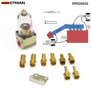 ADDCO-EPMANユニバーサルカーアウトインプリーズバッフルエンジンオイルセパレーターキャッチリザーバータンクはEPEOSG32をろ過できます - Product Image 3