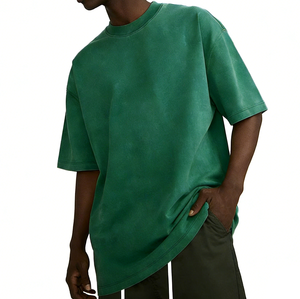 T-shirt personnalisé en coton 100% blanc uni de haute qualité 250GSM, broderie imprimée, coupe oversize, vente en gros - Product Image 1