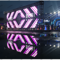 RAYBO HD Full-Color P3.91 Pantalla de pared de video LED IP65 Publicidad de alquiler para DJ Fondo de escenario Tamaños 500x500mm 500x1000mm