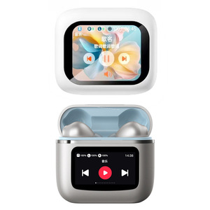 Bán buôn không dây Earbuds đúng không dây HIFI âm nhạc tai nghe LCD Màu màn hình cảm ứng thể thao Microphone Tai nghe - Product Image 4