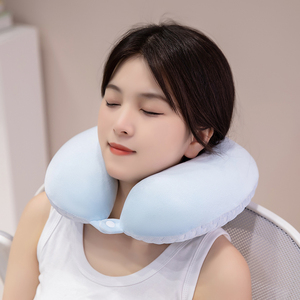 Almohada en Forma de U de Espuma Viscoelástica de Alta Calidad, Suave y Cómoda, Rellena de Fibra de Algodón - Product Image 4