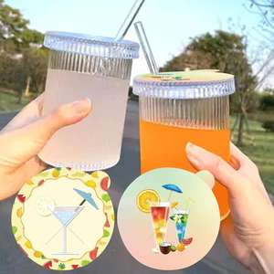 Tapas Protectoras para Bebidas de Fábrica, Protección contra Alcohol, Tapas Desechables para Bebidas, Pegatinas para Tapas de Vasos, Prevención de Adulteración de Bebidas - Product Image 5