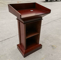 Vente en gros de meubles de théâtre moderne lutrin professionnel en bois tribune podium d'église pour collège église salle de conférence conférence