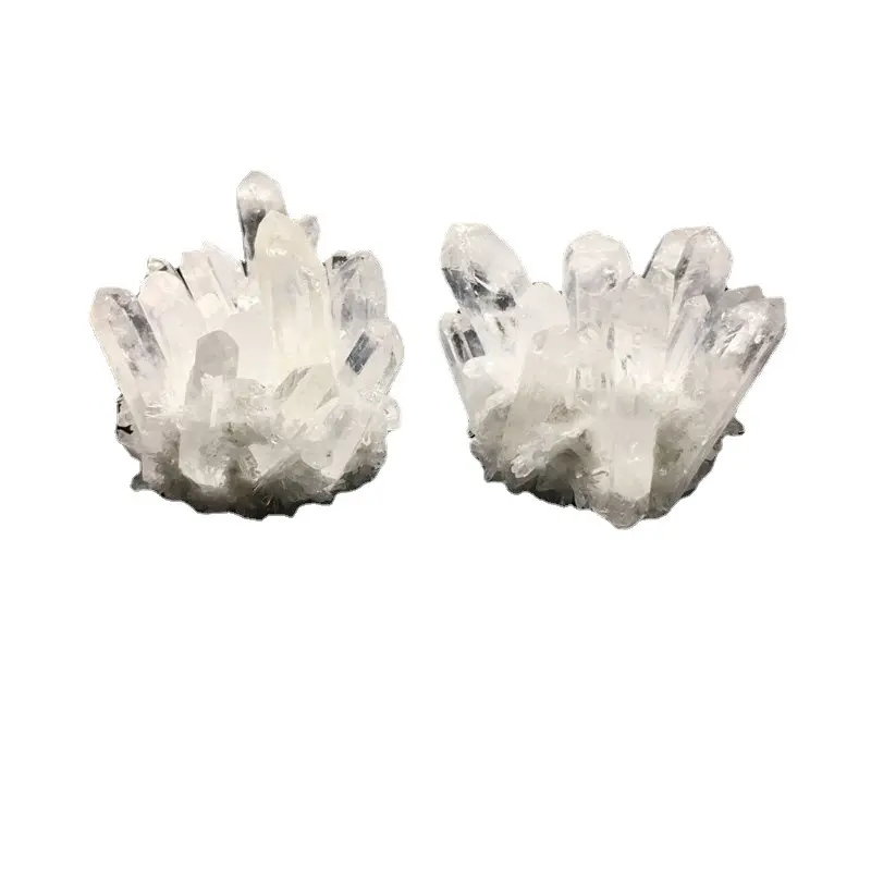 Natural White Quartz Crystal Cluster Clear Crystal Quartz Geode for Wholesale 1~2kg for One