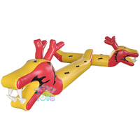 XIXI TOYS Piscine à balles gonflable Dragon Boat pour centres commerciaux et écoles, avec jeux interactifs, toboggan et balançoire, pour enfants, couleur personnalisable