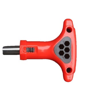 T-Handle Ratchet <b>Screwdriver</b> <b>Set</b> Flat Head Phillips Bit Carbon Steel Anti-Slip Handle Household Tool - Product Image 5