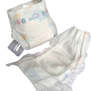 Großhandelspreis Einweg-Babywindeln Hohe Saugfähigkeit 3D-Auslaufschutz Atmungsaktive Rückseite Größen S-XL Babys <span class=keywords><strong>Miky</strong></span> AJ-017 - Product Image 3