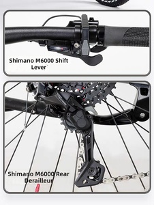 Vélo de montagne électrique à suspension intégrale de haute qualité avec batterie au lithium 36V 20Ah, pneus en aluminium 27,5"*4,0, freins à disque, modèle A06 - Product Image 6