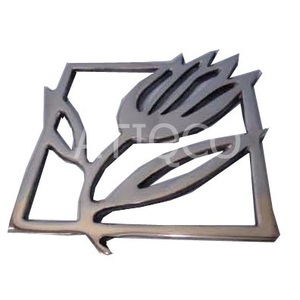 Atiqco Hand Cast Aluminum Contemporary Kitchen <b>Trivets</b> Mirror Polish Luxury Design for Hot Dishes Pans | Dining Utensils Uttar - Product Image 1