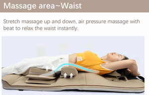 <span class=keywords><strong>Matelas</strong></span> de massage électrique multifonctionnel Emoka en cuir PU supérieur avec pétrissage Shiatsu, chauffage et contrôle de la minuterie - Product Image 5