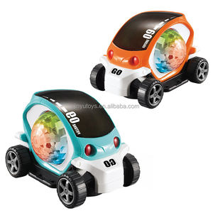 Nuevo Juguete <span class=keywords><strong>de</strong></span> Coche Eléctrico para Niños con Luz 3D Giratoria, Música Colorida y Dibujos Animados <span class=keywords><strong>de</strong></span> Tráfico, 360 °   Juego <span class=keywords><strong>de</strong></span> Juguetes <span class=keywords><strong>de</strong></span> Autos Giratorios para Niños - Product Image 1