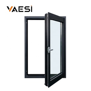 <span class=keywords><strong>Finestra</strong></span> di alluminio di inclinazione e di giro dell'ufficio domestico con lo schermo insonorizzato doppie finestre <span class=keywords><strong>a</strong></span> singolo battente di vetro temperato - Product Image 2